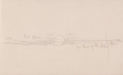 Het Kanaalschetsboek door Joseph Mallord William Turner